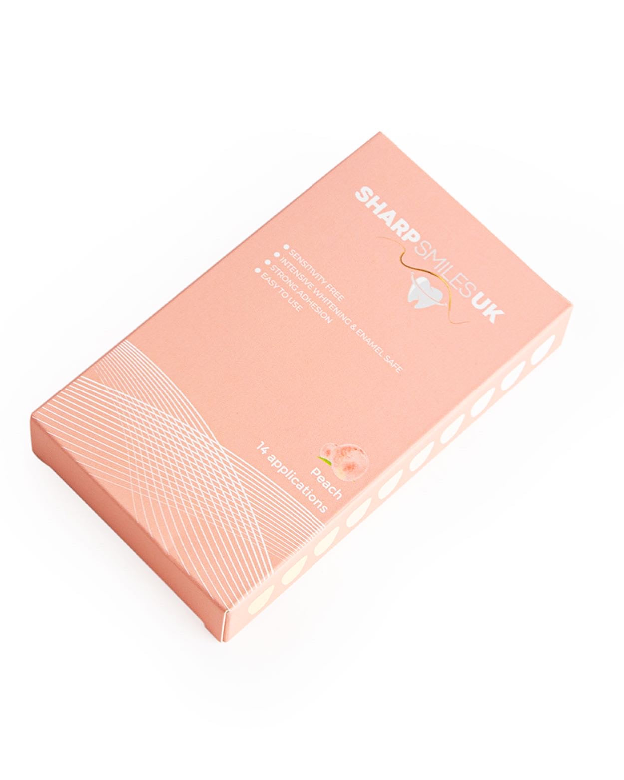 Peach flavoured PAP+ Teeth whitening strips